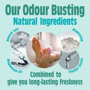 Natural Foot Deodorant Spray - Peppermint & Tea Tree