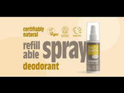 Amber & Sandalwood Natural Deodorant Spray 100ML